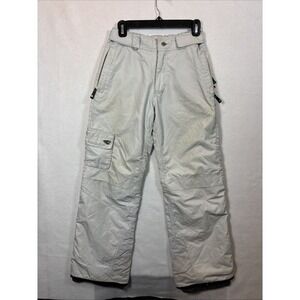 Orage Snow Pants Y Size 6 Grey Fair Condition Insulated Cargo Ski Pants